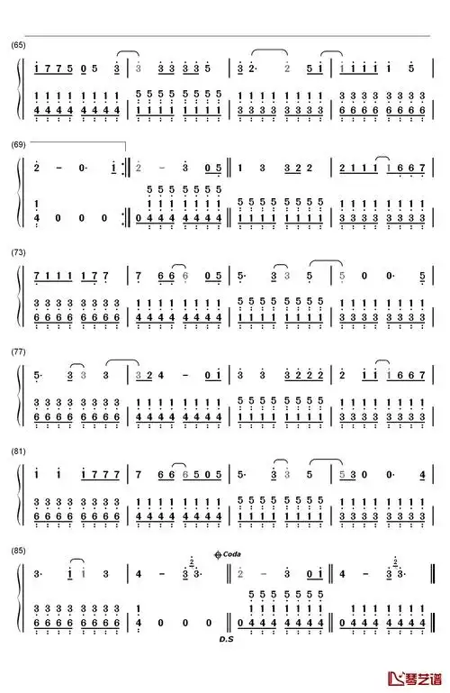 she looks so perfect钢琴简谱-数字双手-5 seconds of summer4