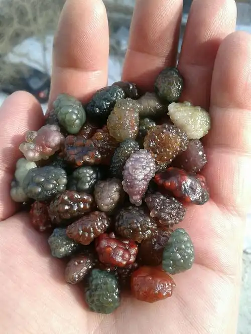 珍爱的新疆巴楚黑山原石玛瑙(1)