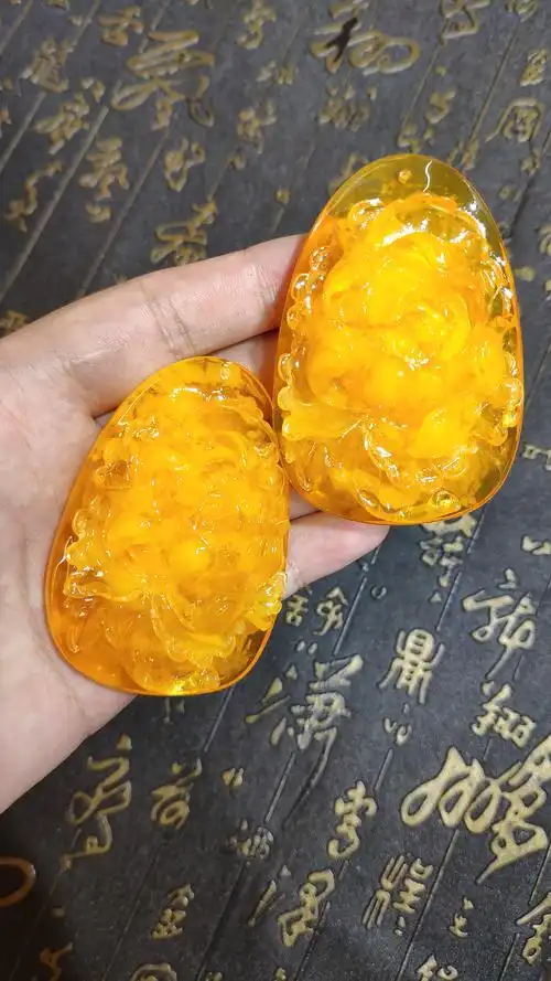 二代蜜蜡人工合成琥珀厂家