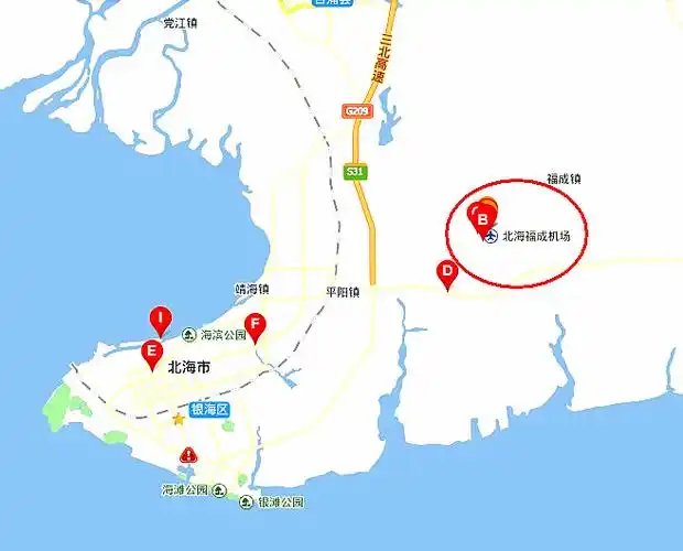 北海市有机场吗北海机场在哪里