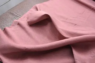 怀旧感觉真丝麻重磅真丝面料1.