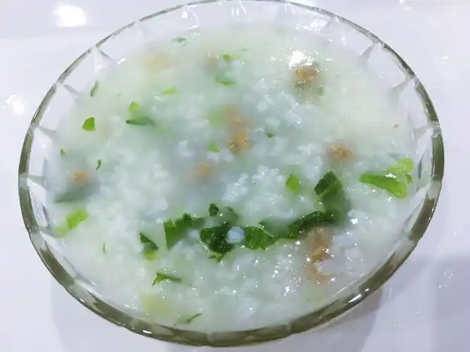青菜瘦肉粥