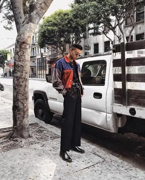 复古港风潮男穿搭自带滤镜既视感