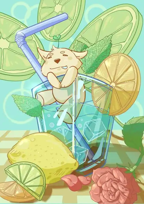 治愈插画|夏日甜食系列3.0插画图片壁纸