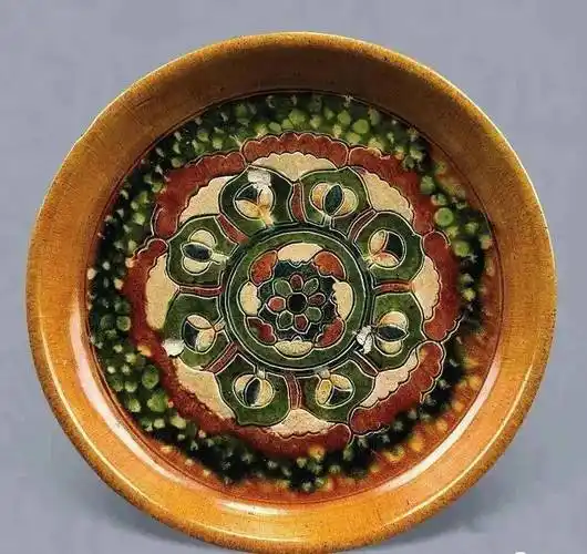 大唐第一花——宝相花_三彩_花纹_文玩