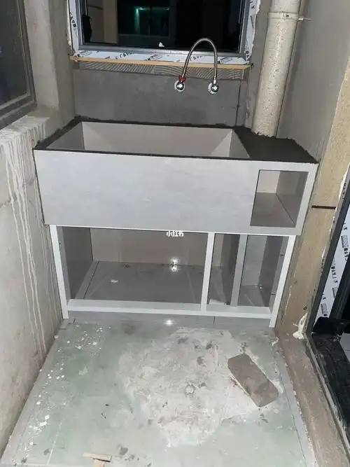 瓦工师傅砌的洗衣池有没有翻车集美们