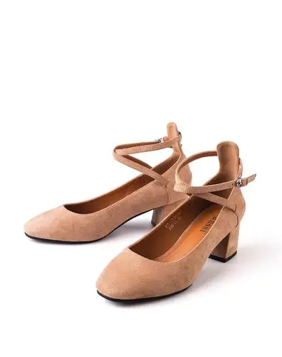 复古绑带设计玛丽珍女鞋