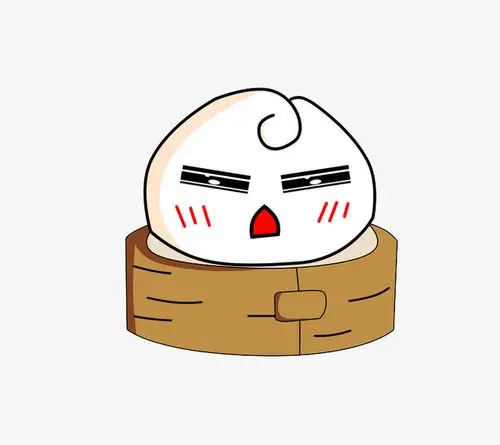 卡通包子表情素材图