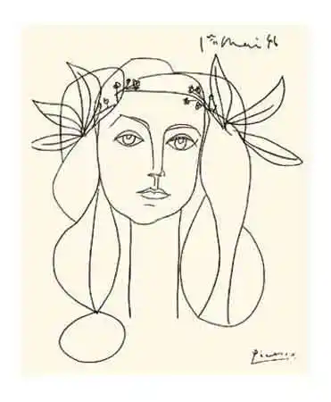 简笔画 手绘 线稿 371450极简 毕加索毕加索插图及版画欣赏