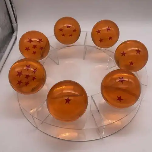 日本动漫七龙珠水晶球龙珠7颗手办模型胶袋装龙珠球摆件生日礼物