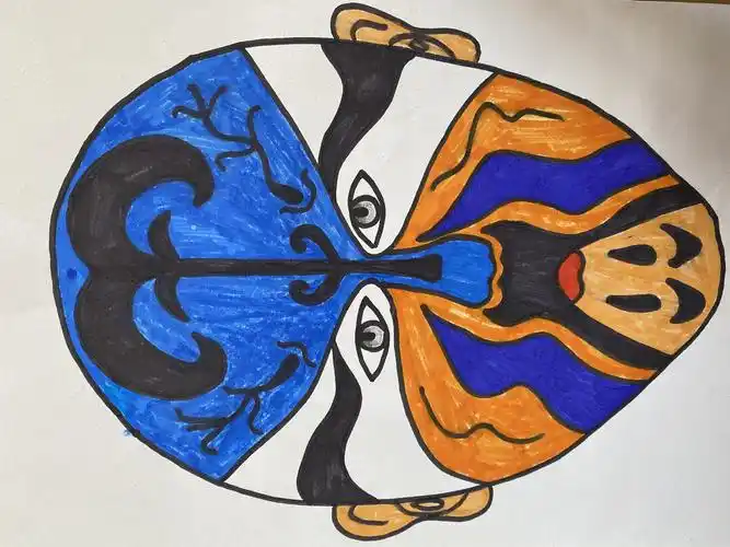 五年四班京剧脸谱作品展