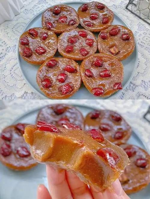 免烤箱60软糯香甜红糖糯米糕姨妈期小甜品