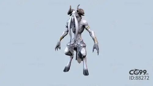 游戏模型 怪物模型 山羊人