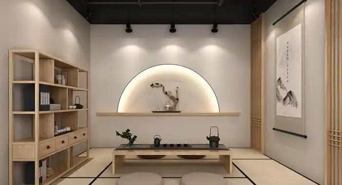 传统与当代的不同演绎,这38款茶室设计理念值得收藏【茶室设计效果图