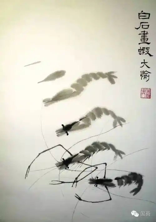 图文教程丨水墨写意虾画法