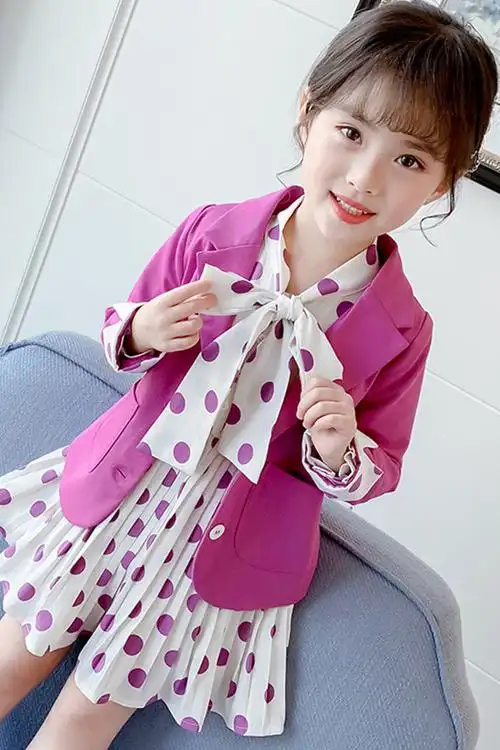 女童春装连衣裙2021新款韩版儿童秋季时髦公主裙8岁女孩洋气