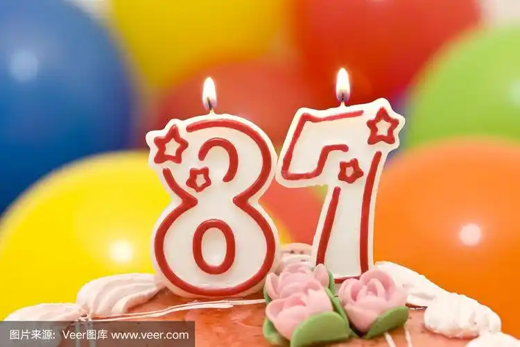 87岁生日蛋糕.