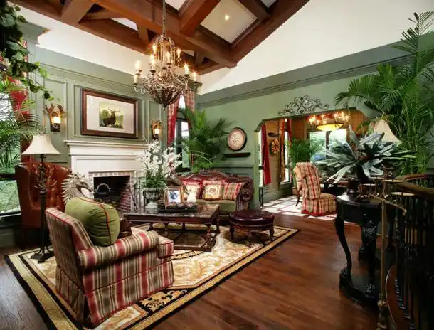 高贵沉稳又不失清新的美式乡村风 美式乡村风格实图赏析