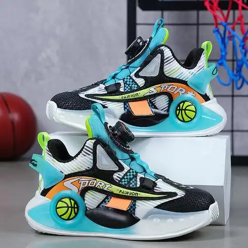 品牌儿春秋款男童篮球鞋中大童网面透气运动鞋男孩鞋子球鞋童鞋