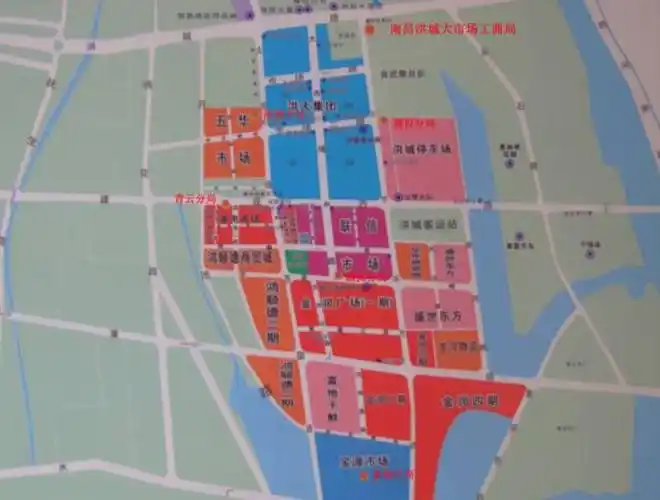 一,洪城市场整体布局及概况