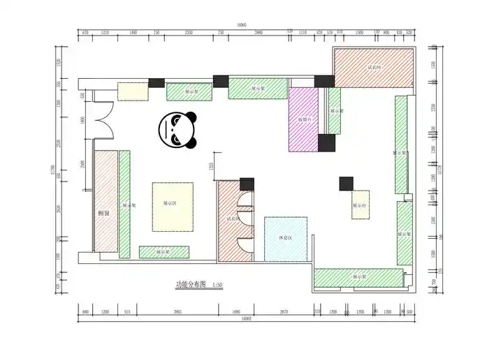 潮流品牌"hipanda"店面设计制作