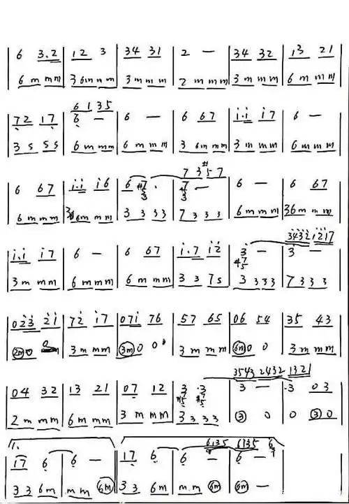 中国简谱大全下载第二圆舞曲