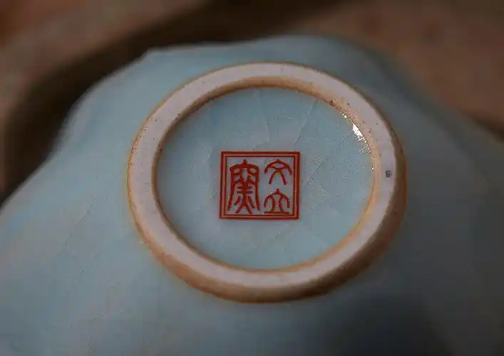 上新了文创·朱文立汝瓷盏 | 正统天青如烟雨,重现八百年断代之美