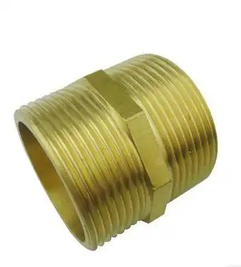 2寸dn50铜对丝/铜对接/铜接头 五金接头外丝/外