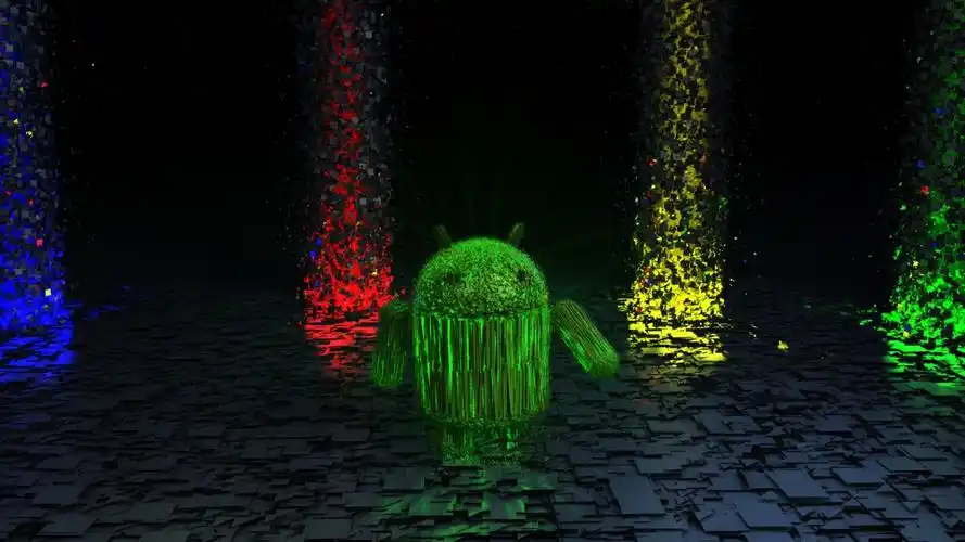 android可爱机器人宽屏图片桌面壁纸高清大图预览1920x1080_设计创意