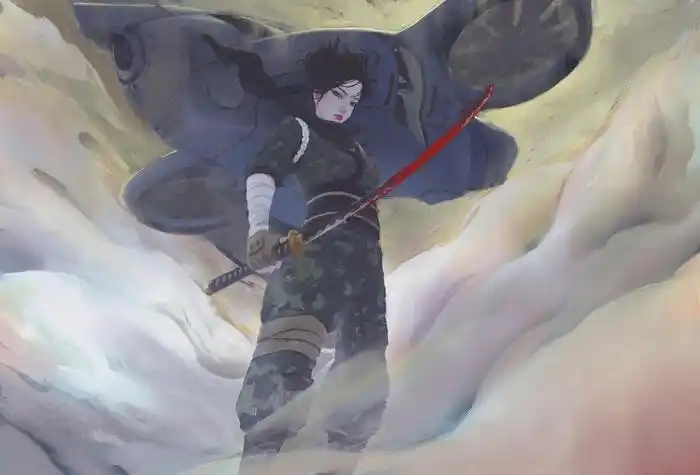 三体人物插图忍者服智子插画图片壁纸