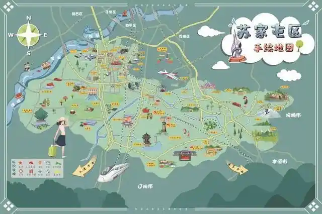 手绘地图出炉带你了解不一样的苏家屯区