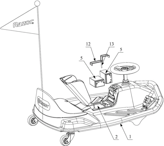 cn206012763u_一种卡丁车有效