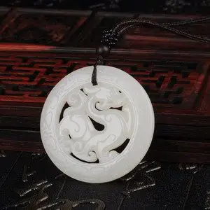 圆玉吊坠男图片