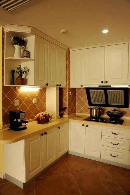 厨房布局图色彩深韵新中式风格设计卧室家纺装饰效果图红色靓丽新中式