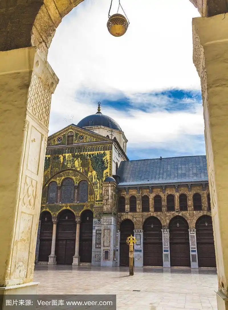 大马士革古城的奥玛亚德清真寺