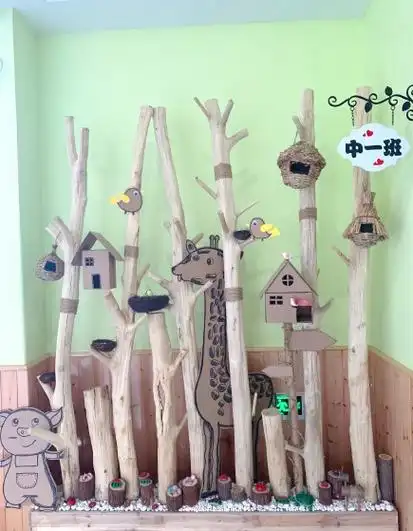 结合淡绿,墨绿,卡其三色搭配属于孩子们的清爽"森林公园"…… end