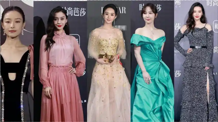 2021时尚芭莎红毯造型众星相