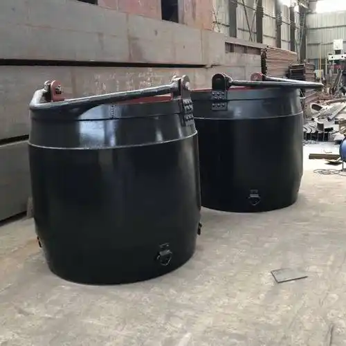 机械供应矿用吊桶 质量放心的底卸式吊桶 挂钩式吊桶