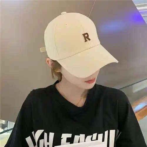 米色鸭舌帽女春夏薄款韩版ins潮牌百搭小众2021年新款棒球帽软顶