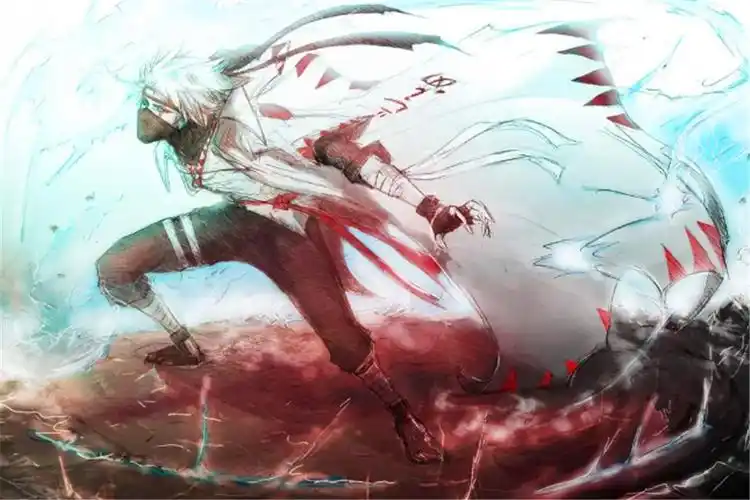 学会了飞雷神之术又开发出无印忍术螺旋丸之后,年轻的水门成为了