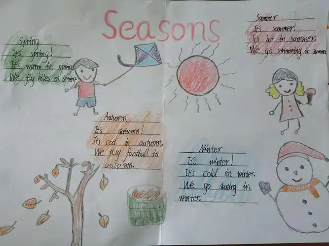 season主题手抄报优秀作品
