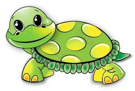 乌龟简笔画彩色 乌龟简笔画彩色作品