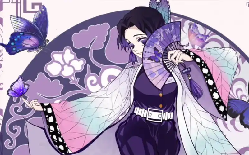 【蝴蝶忍立绘】摩西摩西～呆胶布?