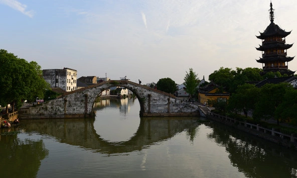 在这里可以看到小桥流水,苏州古镇震泽!