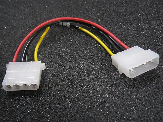 风扇口风减速电源4pin接口降速降低转速减小连接线