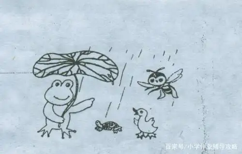 一年级写作训练案例分析——下雨了