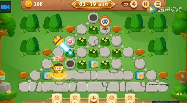 保卫萝卜3公园第19关怎么过 公园第19关金萝卜图文通关攻略