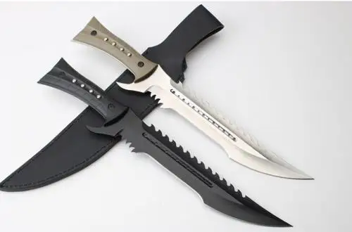 海底幽灵大白鲨刀(黑色,砂光)