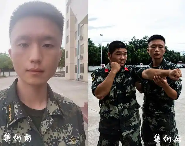 可能不是同一个人!兵哥集训前后对比照曝光