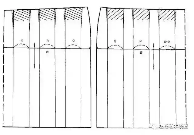 百褶裙是指裙身由许多细密,垂直的皱褶构成的裙子.